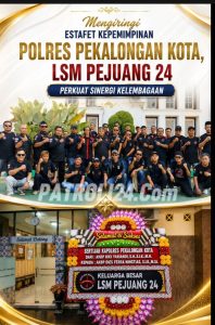 Mengiringi Estafet Kepemimpinan Polres Pekalongan Kota, LSM Pejuang 24 Perkuat Sinergi Kelembagaan